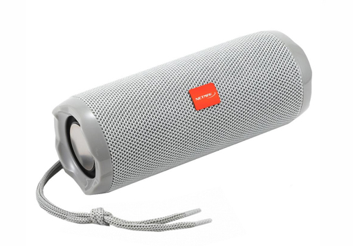 Parlante Portable 10W Inalámbrico Bluetooth 5.0/USB/MicroSD/FM Color Plata Netmak (NM-FLOW-S)